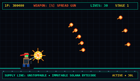Spread Gun Burst Animation